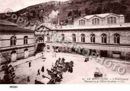 Ville de MONTDORE, carte postale ancienne