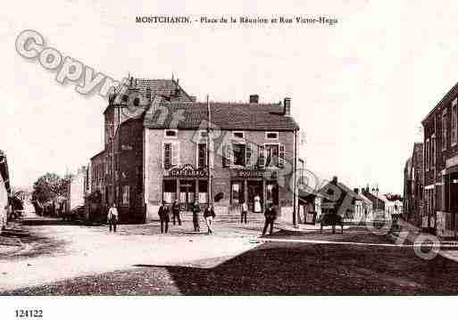 Ville de MONTCHANIN, carte postale ancienne