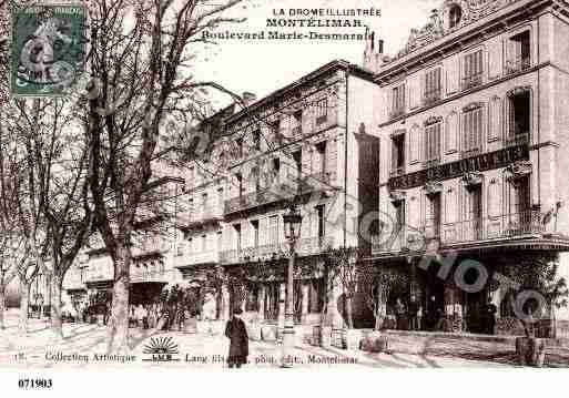 Ville de MONTELIMAR, carte postale ancienne