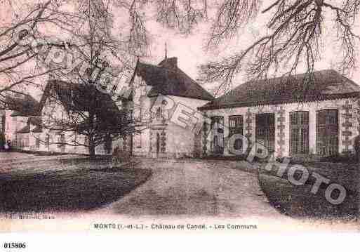 Ville de MONTS, carte postale ancienne