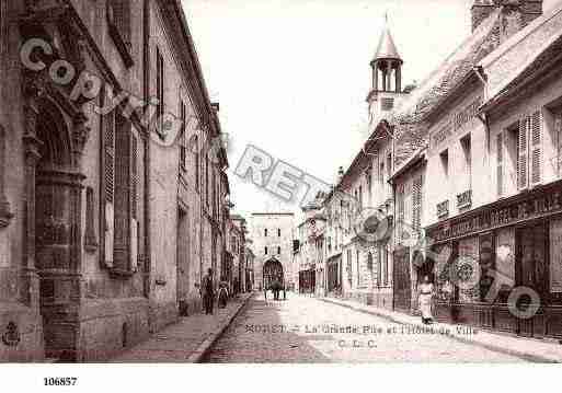 Ville de MORETSURLOING, carte postale ancienne