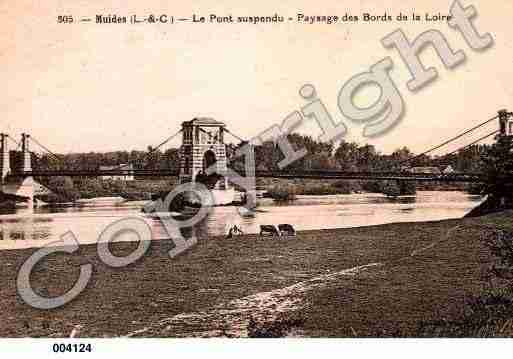 Ville de MUIDESSURLOIRE, carte postale ancienne