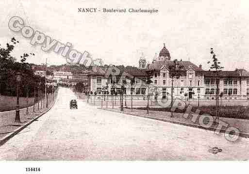 Ville de NANCY, carte postale ancienne