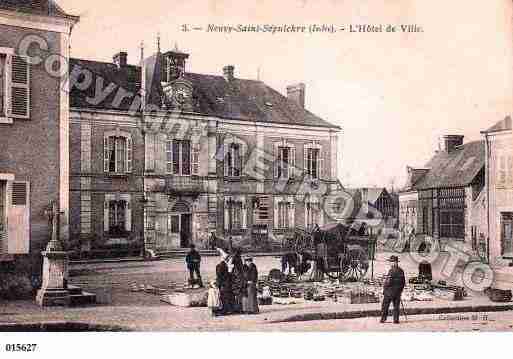 Ville de NEUVYSAINTSEPULCHRE, carte postale ancienne