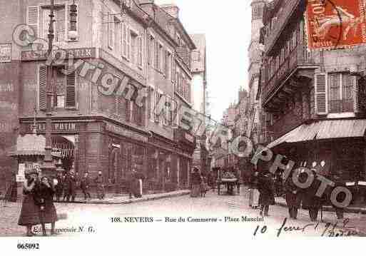 Ville de NEVERS, carte postale ancienne