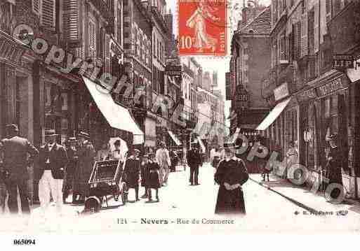 Ville de NEVERS, carte postale ancienne