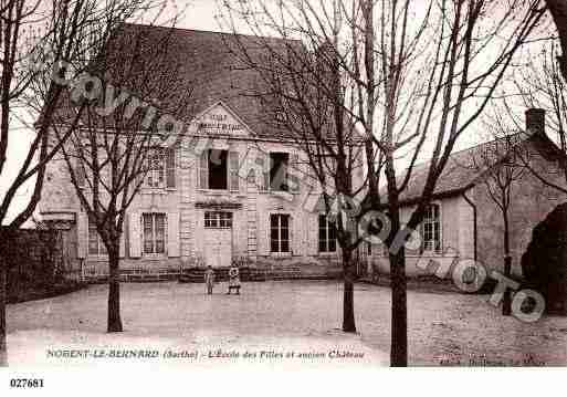 Ville de NOGENTLEBERNARD, carte postale ancienne