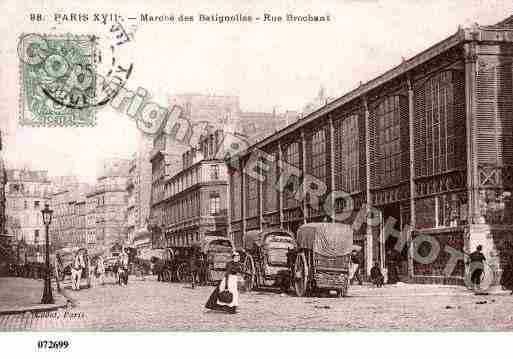 Ville de PARIS17, carte postale ancienne