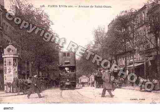 Ville de PARIS18, carte postale ancienne