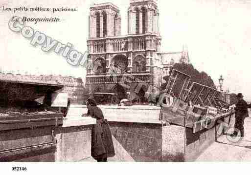 Ville de PARISVECU, carte postale ancienne