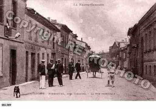 Ville de PINSAGUEL, carte postale ancienne