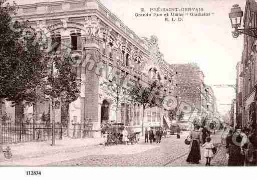 Ville de PRESTGERVAIS(LE), carte postale ancienne