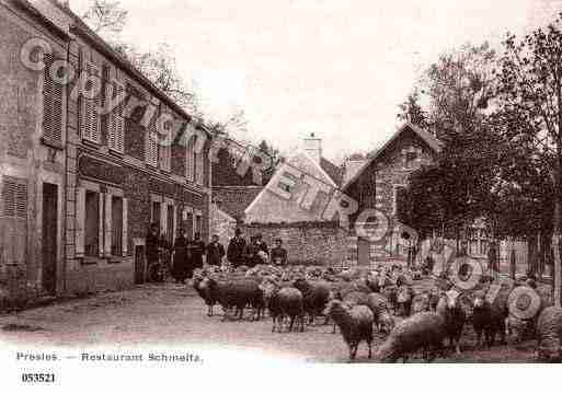 Ville de PRESLESENBRIE, carte postale ancienne