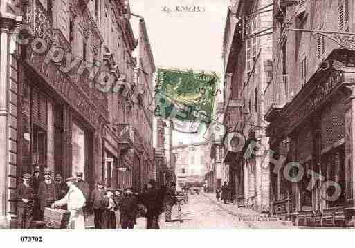 Ville de ROMANSSURISERE, carte postale ancienne