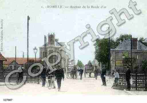 Ville de ROMILLYSURSEINE, carte postale ancienne