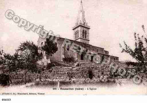 Ville de ROUSSILLON, carte postale ancienne