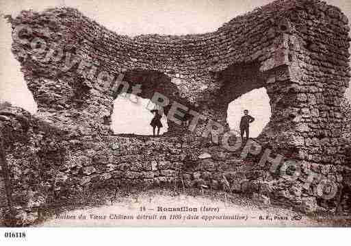 Ville de ROUSSILLON, carte postale ancienne