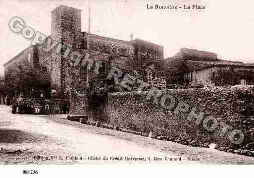 Ville de ROUVIERE(LA), carte postale ancienne