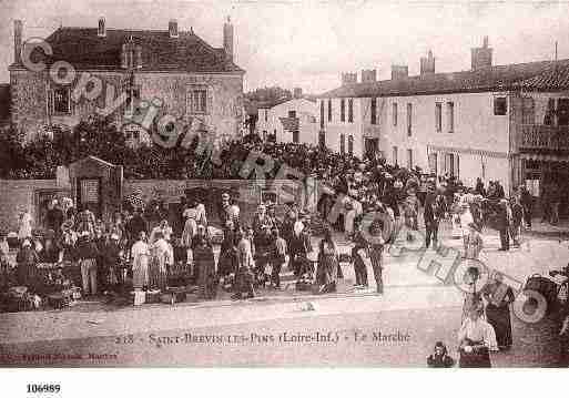 Ville de SAINTBREVINLESPINS, carte postale ancienne