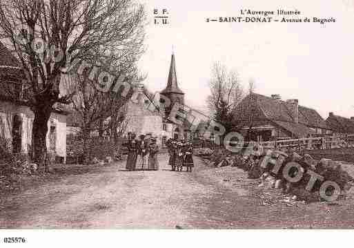 Ville de SAINTDONAT, carte postale ancienne