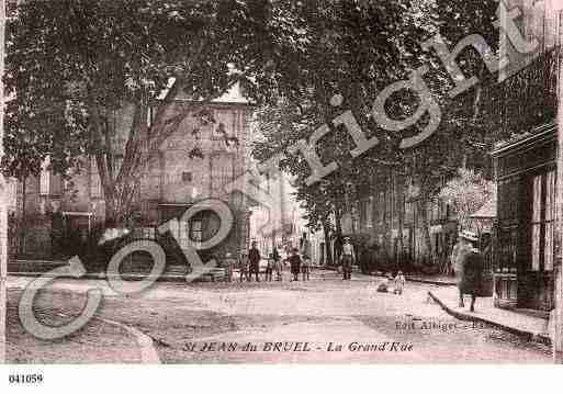 Ville de SAINTJEANDUBRUEL, carte postale ancienne