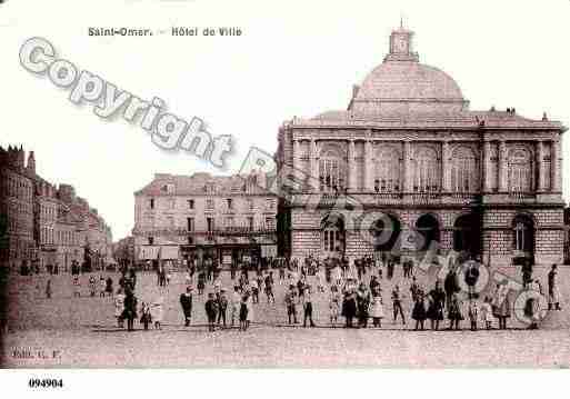 Ville de SAINTOMER, carte postale ancienne