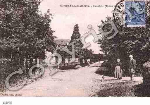 Ville de SAINTPIERREDEMAILLOC, carte postale ancienne