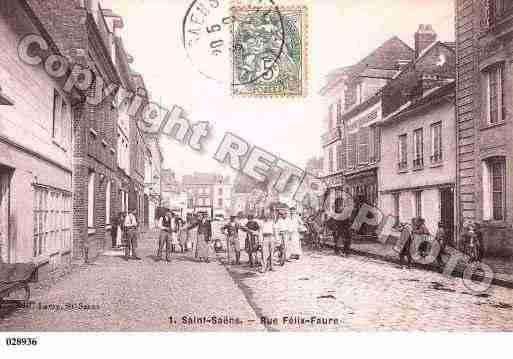 Ville de SAINTSAENS, carte postale ancienne