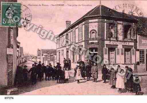 Ville de SAINTEGEMMEMORONVAL, carte postale ancienne