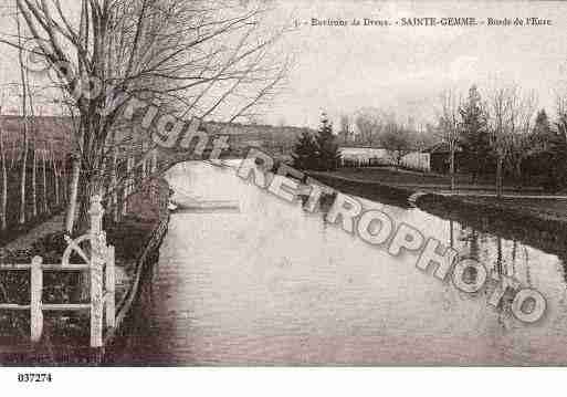 Ville de SAINTEGEMMEMORONVAL, carte postale ancienne