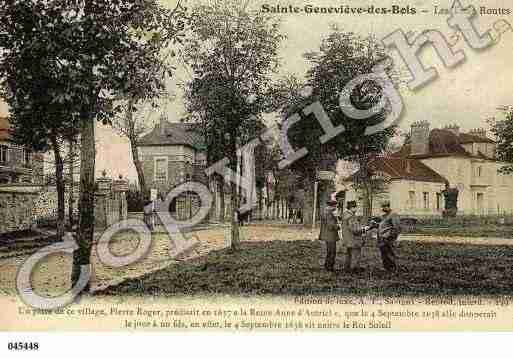 Ville de SAINTEGENEVIEVEDESBOIS, carte postale ancienne Ville de SAINTEGENEVIEVEDESBOIS, carte postale ancienne