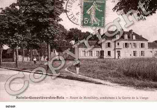 Ville de SAINTEGENEVIEVEDESBOIS, carte postale ancienne