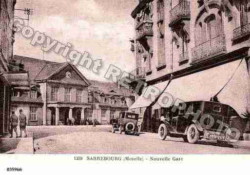 Ville de SARREBOURG, carte postale ancienne