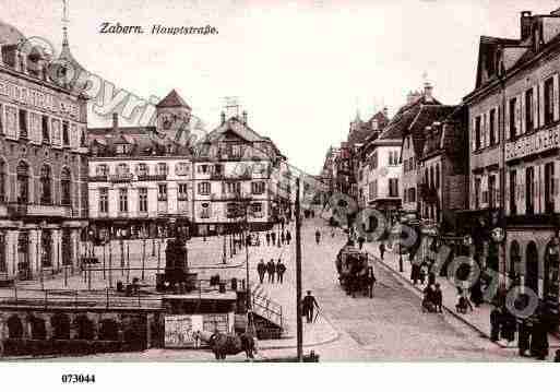 Ville de SAVERNE, carte postale ancienne