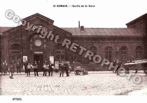 Ville de SOMAIN, carte postale ancienne