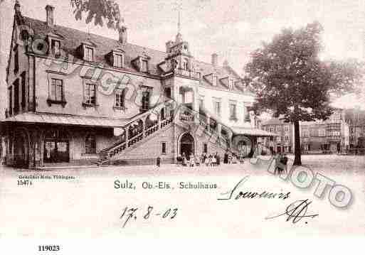 Ville de SOULTZ, carte postale ancienne