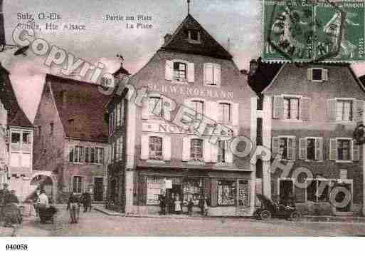 Ville de SOULTZ, carte postale ancienne