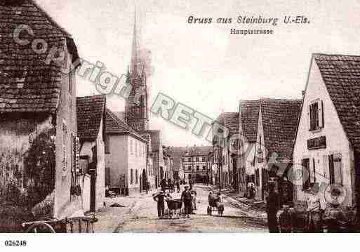 Ville de STEINBOURG, carte postale ancienne