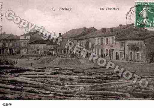 Ville de STENAY, carte postale ancienne