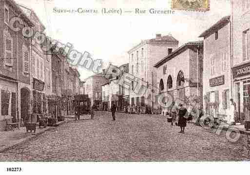 Ville de SURYLECOMTAL, carte postale ancienne