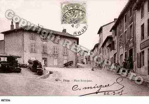 Ville de THIZY, carte postale ancienne