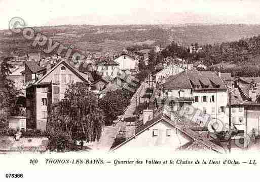 Ville de THONONLESBAINS, carte postale ancienne