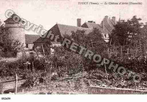 Ville de TOUCY, carte postale ancienne