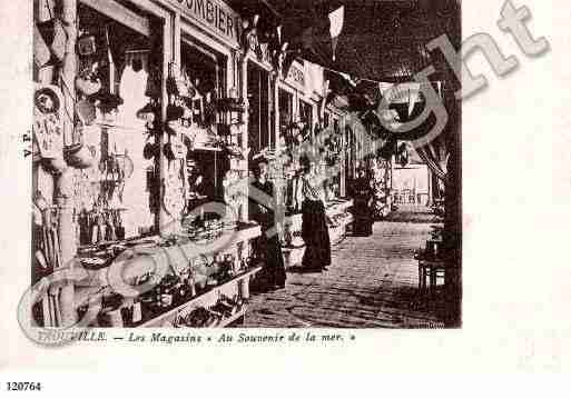 Ville de TROUVILLESURMER, carte postale ancienne