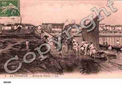 Ville de TURBALLE(LA), carte postale ancienne