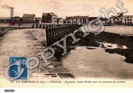 Ville de TURBALLE(LA), carte postale ancienne