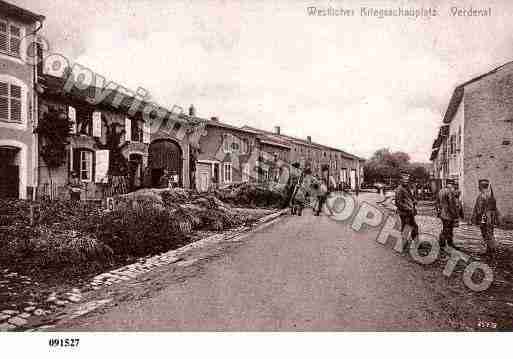 Ville de VERDENAL, carte postale ancienne