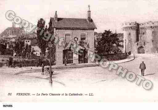 Ville de VERDUN, carte postale ancienne