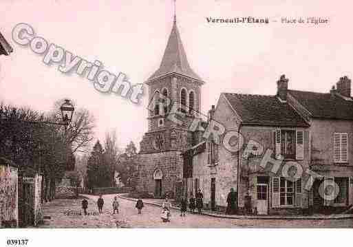 Ville de VERNEUILL\'ETANG, carte postale ancienne