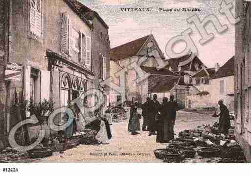 Ville de VITTEAUX, carte postale ancienne